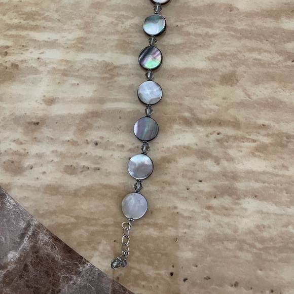 Set of four beautiful SS and Crystal Bracelets EUC 8-8 1/2 in. Long - Picture 10 of 10